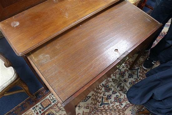 A Georgian mahogany architects cabinet W.99cm